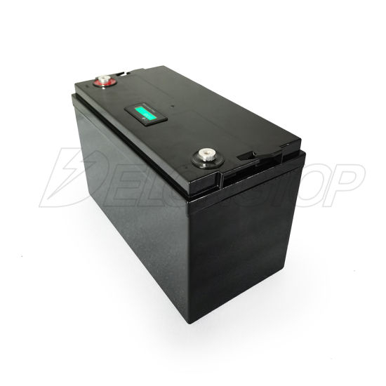 Batterie au lithium rechargeable de stockage d&#39;énergie solaire à cycle profond LiFePO4 12V 100ah