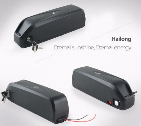 Batterie ionique lithium-ion pour vélo électrique Hailong 48V/52V Batteries Ebike 1500W/1000W/750W/500W