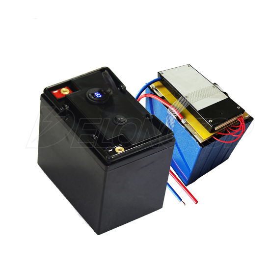 Paquet de batterie de phosphate de fer de lithium de la batterie LiFePO4 de cycle profond de lithium solaire 12V 50ah