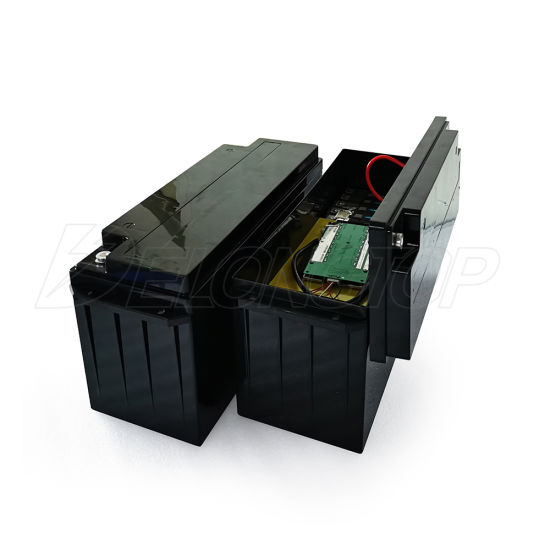 Batterie au lithium LiFePO4 12V 120ah à cycle profond d&#39;alimentation directe d&#39;usine pour RV/système solaire/yacht