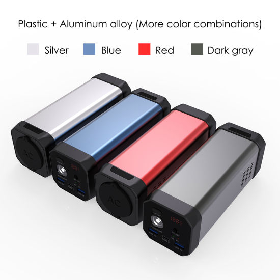 2020 nouveau Mini 80W 20000mAh AC DC Double sortie USB 3W LED Camping Light 3.7V 20800 Powerbanks pour téléphone portable