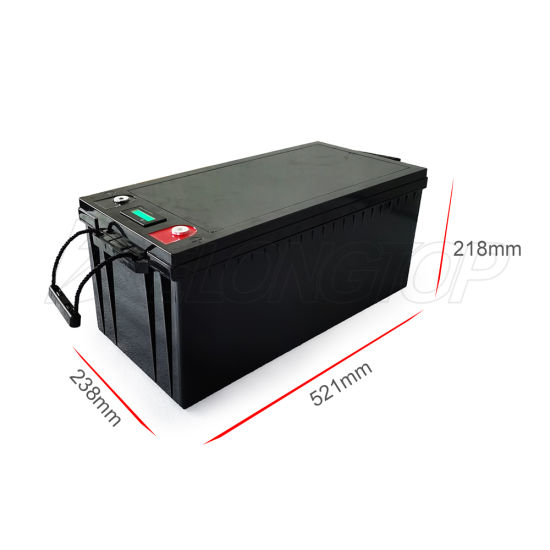 Ce MSDS Un38.3approuvé LiFePO4 12V 200ah Batterie lithium-ion à décharge profonde pour système solaire