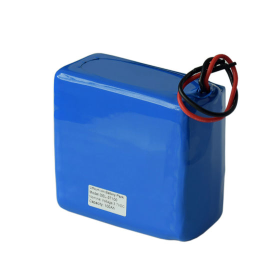 Batterie au lithium-ion 3.7V 100ah