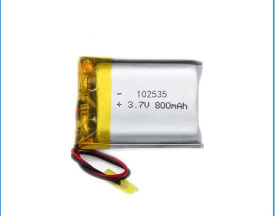 Cellule de batterie polymère Li-ion 3.7V 800mAh Lipo 102535