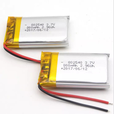 Batterie Lipo 3.7V 800mAh pour cellule de batterie polymère Ithium 802540 pour outil électrique