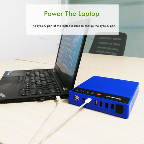 Commerce de gros Pd Power Bank Chargeur de stockage pour ordinateurs portables 40000mAh
