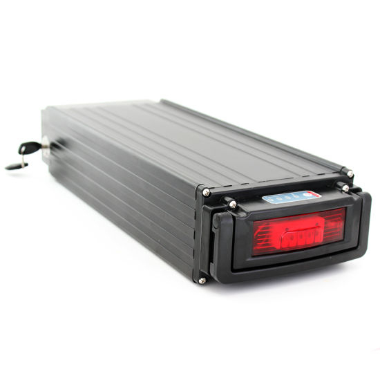 Batterie Li-ion E-Bike de haute qualité avec feu arrière rouge