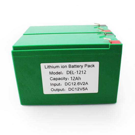 Pack de batterie au lithium rechargeable de produit chaud 12V 6ah pour batterie solaire
