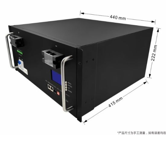 Système de vent solaire de station de base de communication extérieure du paquet 48V 100ah de batterie LiFePO4 à cycle profond