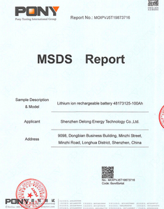 Rapport de MSDS 1