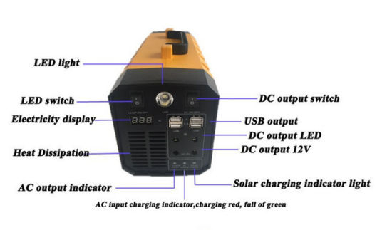 Batterie de stockage DC 12V UPS pour système solaire 40ah