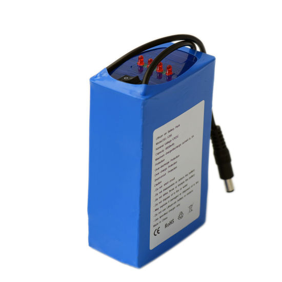 Batterie au lithium rechargeable 12V 6600mAh 18650 pour lumière LED