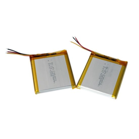 Cellule de batterie au lithium polymère de la batterie 3.7V Lipo 2600mAh 705462