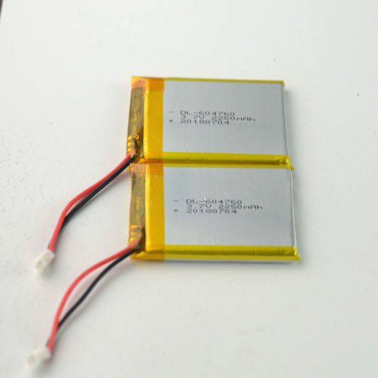 Cellule de batterie au lithium polymère 3.7V 2250mAh 604760