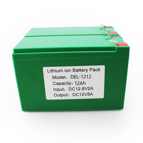 Batterie rechargeable Li-ion/Lithium Ion 18650 personnalisée de haute qualité 12V