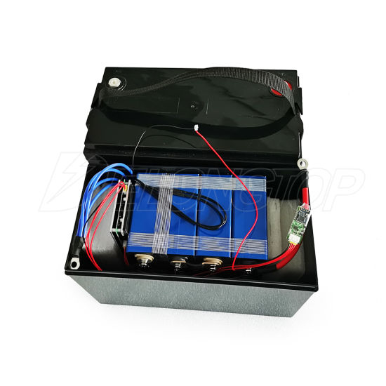Batterie au lithium rechargeable de stockage d&#39;énergie solaire à cycle profond LiFePO4 12V 100ah
