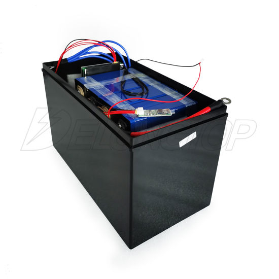 Batterie lithium-ion rechargeable 12V 120ah à décharge profonde LiFePO4 pour voiturettes solaires domestiques EV/Yacht/Golf