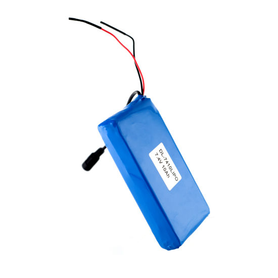 7.4V 10Ah Batterie Lipo Rechargeable Batterie Lithium Polymère