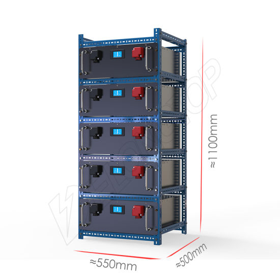 Batterie au lithium-ion 5kw 51.2V 48V 100ah avec cellules prismatiques 3.2V 100ah LiFePO4