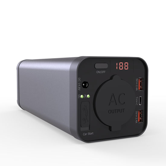 Banque d&#39;alimentation ca 40800mAh prise ca pour ordinateur portable chargeur de voyage portable