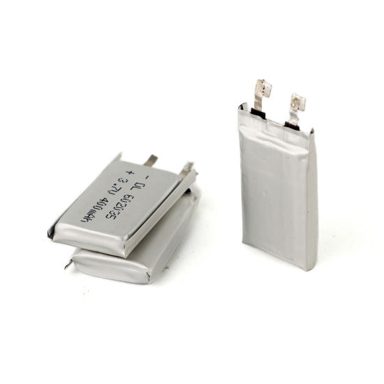 Batterie lithium-ion polymère 602035 3.7V 400mAh rechargeable pour Bluetooth