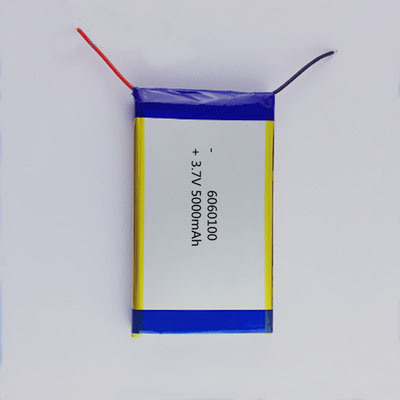 Cellule de batterie au lithium-polymère de batterie Lipo de 3.7V 5000mAh 6060100 pour la banque de puissance