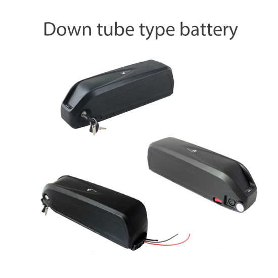 Batterie de vélo électrique 36V 10ah batterie de tube descendant Ebike batterie de vélo électrique batterie Hailong avec USB