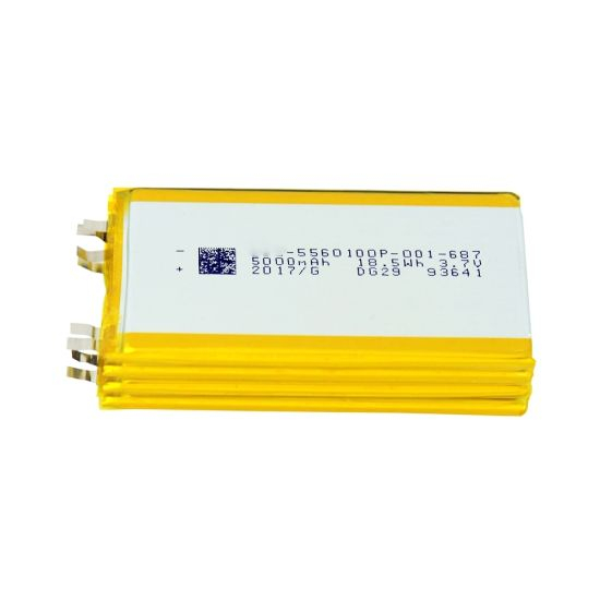 cellule de batterie au lithium-polymère de batterie Lipo 3.7V 5000mAh 5560100