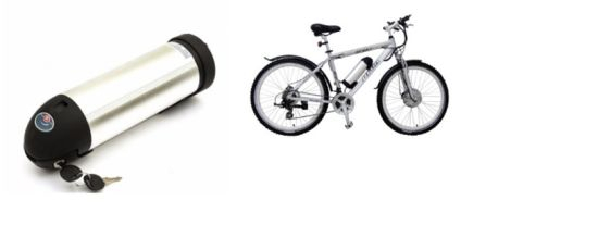 36V 48V 10ah 15ah Type de bouteille d&#39;eau Batteries rechargeables Pack de batterie de vélo électrique