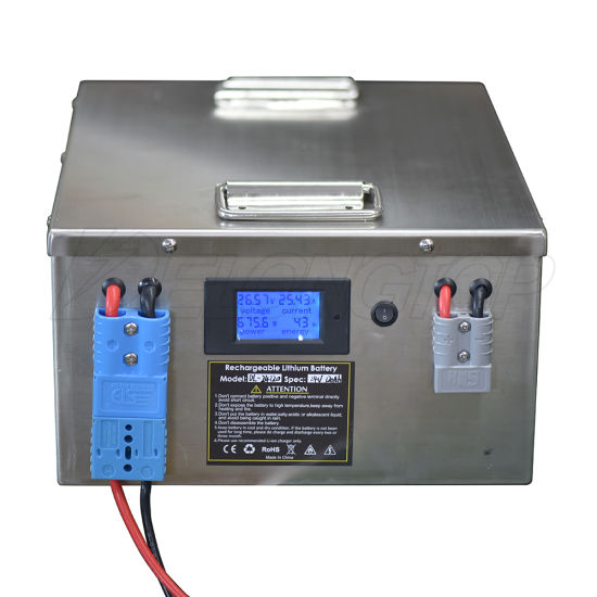Batterie lithium-ion LiFePO4 24V 120ah pour système solaire Batterie Li-ion de 24 volts