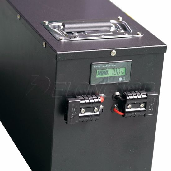 Commerce de gros 48V 50ah LiFePO4 Batterie pour système de bus solaire