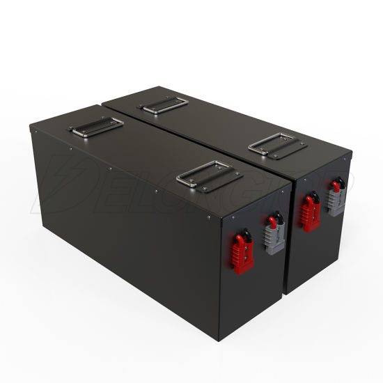 Batterie au lithium du système solaire EV LiFePO4 Batterie Li-ion 24V 150ah