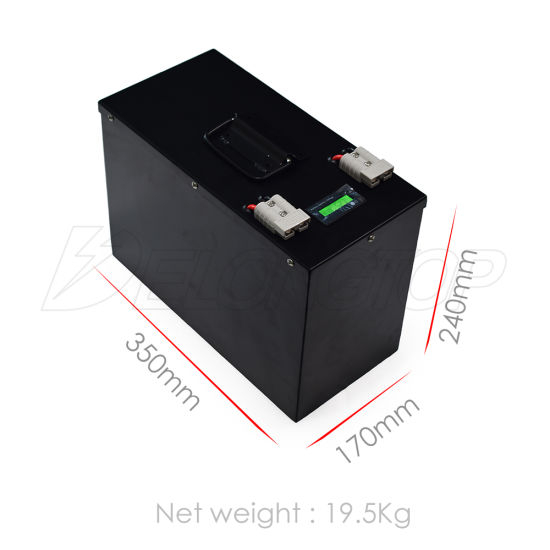 Batterie rechargeable LiFePO4 48V 50ah pour système solaire