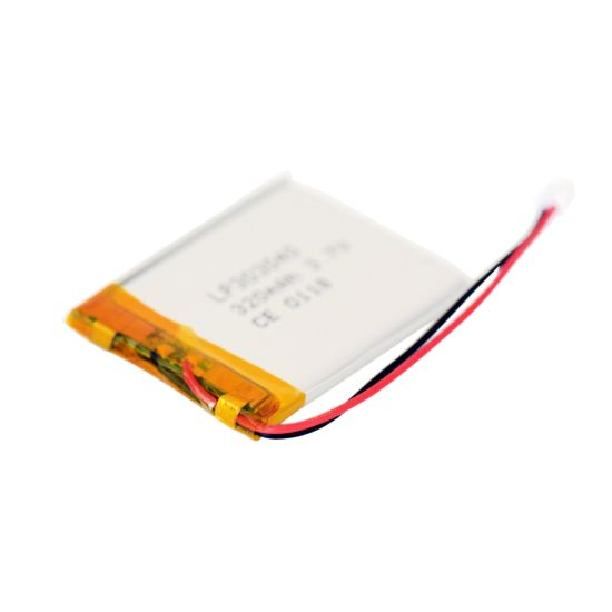 Cellule rechargeable d&#39;ion de lithium de chauffage de cellule de batterie de Lipo de 3.7V 303040 320mAh mini