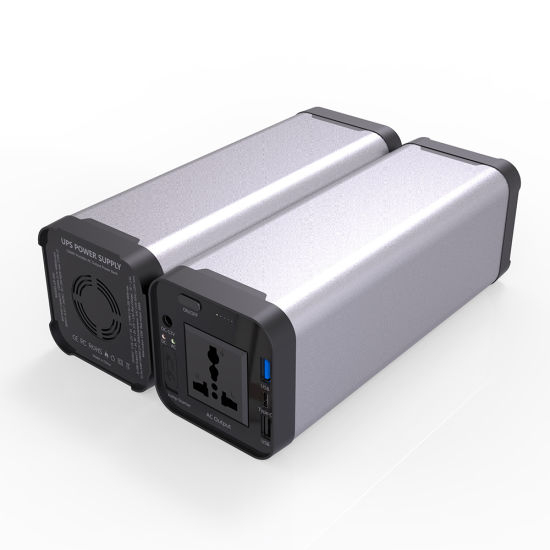 Banque d&#39;alimentation portative multifonctionnelle au lithium 200W de sortie AC DC 12V 100V 220V