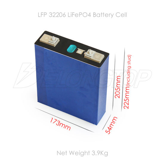 Batterie portative LFP de 3,2 volts 200ah LiFePO4 3.2V pour le stockage solaire d&#39;énergie domestique