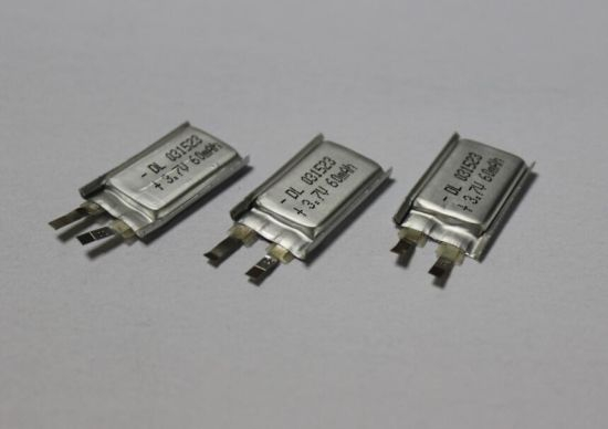 Cellule de batterie li-polymère 3,7 V d&#39;épaisseur 3 mm pour Bluetooth