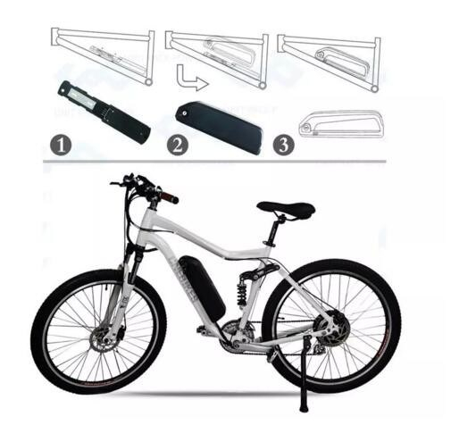 Batterie au lithium de type Hailong pour moteur 750 W avec USB