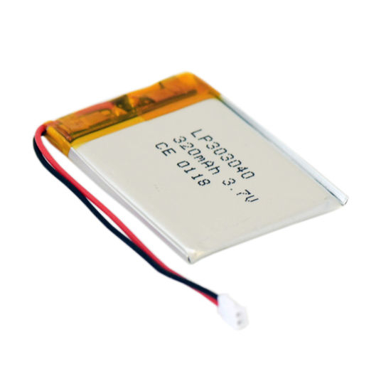 303040 3.7V 320mAh Batterie Li-ion Rechargeable Lipo pour produits électroniques