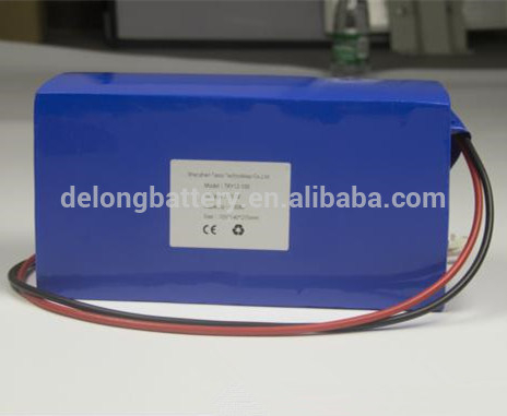 Batterie lithium-ion LiFePO4 haute tension 36V 10ah avec fils PCB