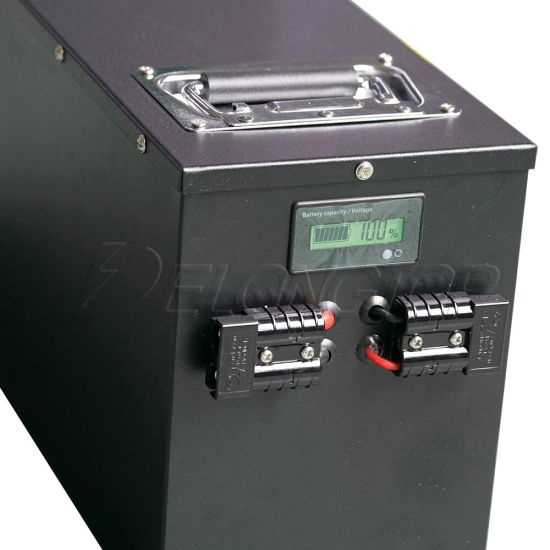 Batterie Lithium Ion 48V 100ah LiFePO4 pour système de stockage d&#39;énergie sur et hors réseau