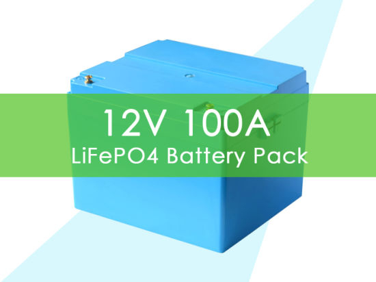 Batterie solaire à décharge profonde LiFePO4 12V 100ah 20000 fois la batterie li-ion