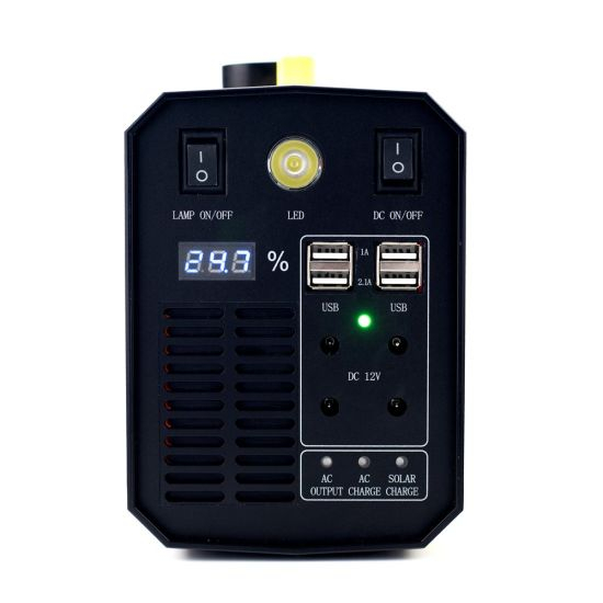 Batterie d&#39;énergie solaire portable rechargeable 12V 30ah 220V 110V Mini UPS