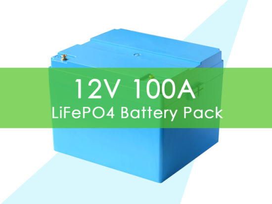 Batterie au lithium à décharge profonde 12V 100ah LiFePO4 Batterie