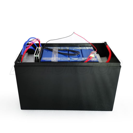 Vente directe d&#39;usine Delong Deep Life 12V 100ah LiFePO4 Batterie au lithium