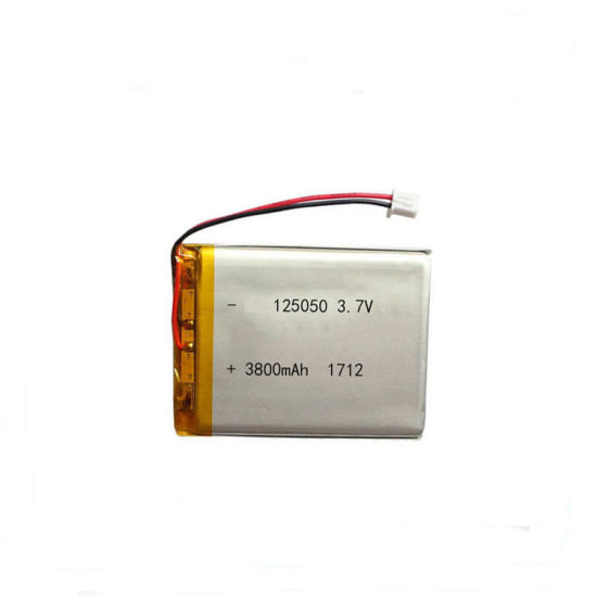 Cellule de batterie au lithium polymère de batterie Lipo 3.7V 3800mAh 125050