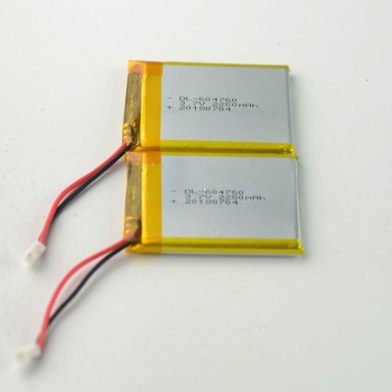 Batterie au lithium polymère 3.7V 2300mAh avec connecteur PCM et Jst