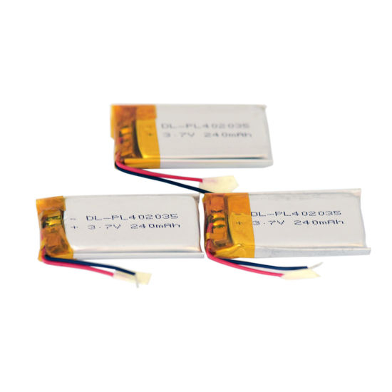 Usine 402035 240mAh Lithium Ion Polymer Battery Pack Lipo Cellule de batterie pour jouet électrique