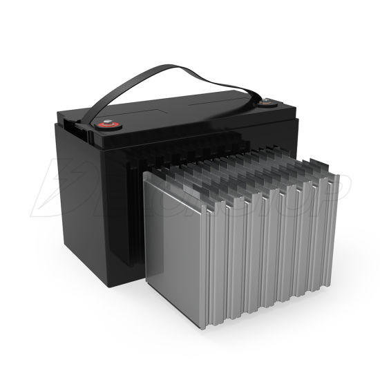 Batterie rechargeable au lithium-ion 12V 100ah LiFePO4 pour remplacer la batterie au plomb