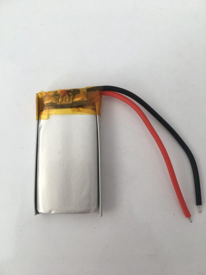 Petite cellule de batterie au lithium polymère de 3,7 V 65 mAh avec BMS